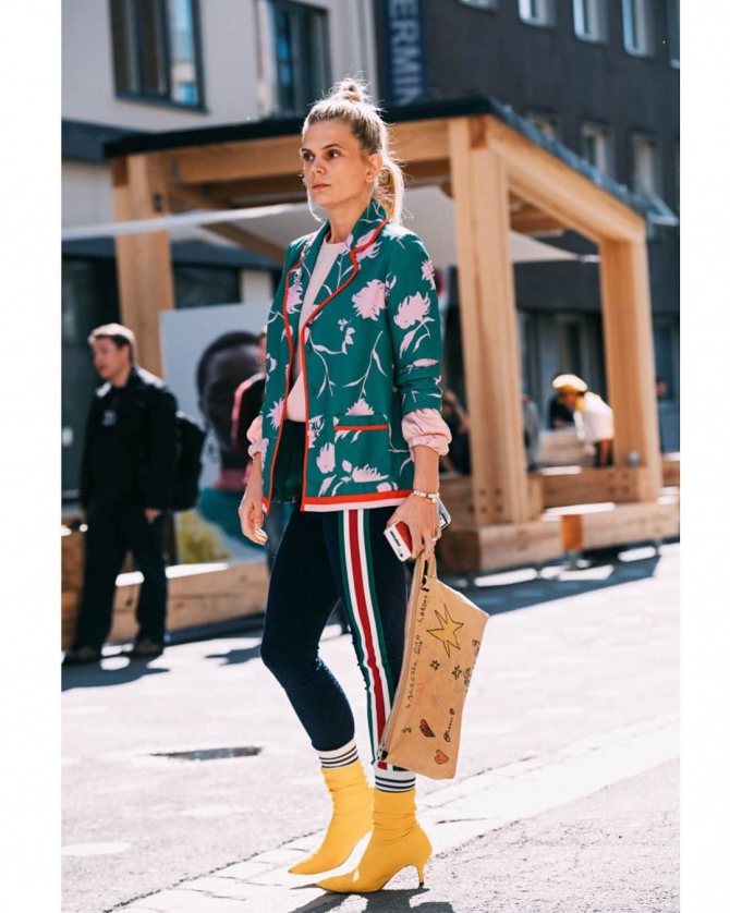 Ботильоны-носки 08