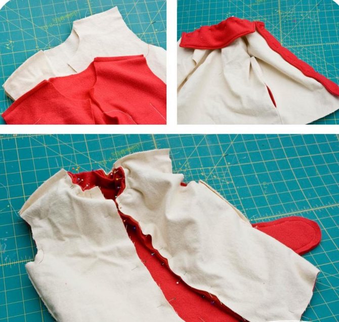 Как пришить подкладку к жилету