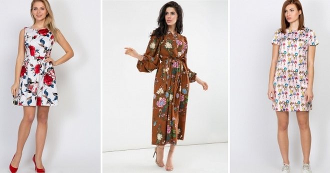 Ситцевое платье – 40 фото длинных и коротких моделей на лето
