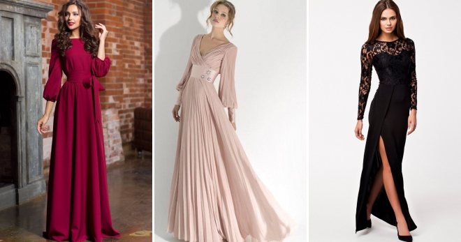 Вечерние платья с рукавами – элегантные и роскошные наряды для особых случаев
