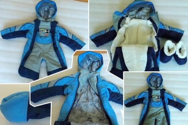 зимний комбинезон трансформер